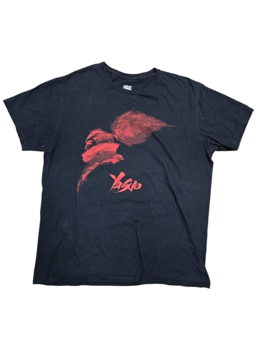 Black Riot Games League of Legends Yasuo Unisex T-shirt Sz L